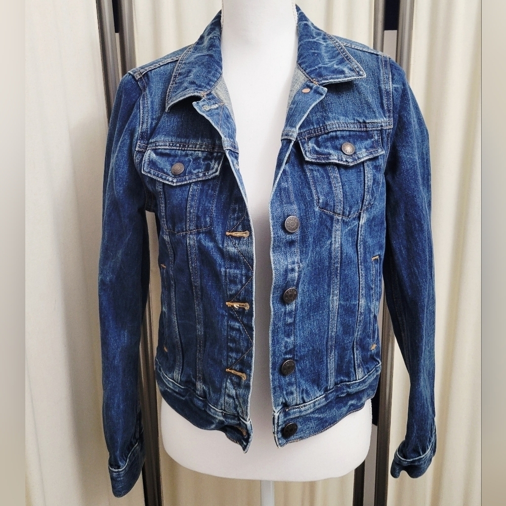 J. Crew Indigo Classic Denim Jean Jacket | Size Small